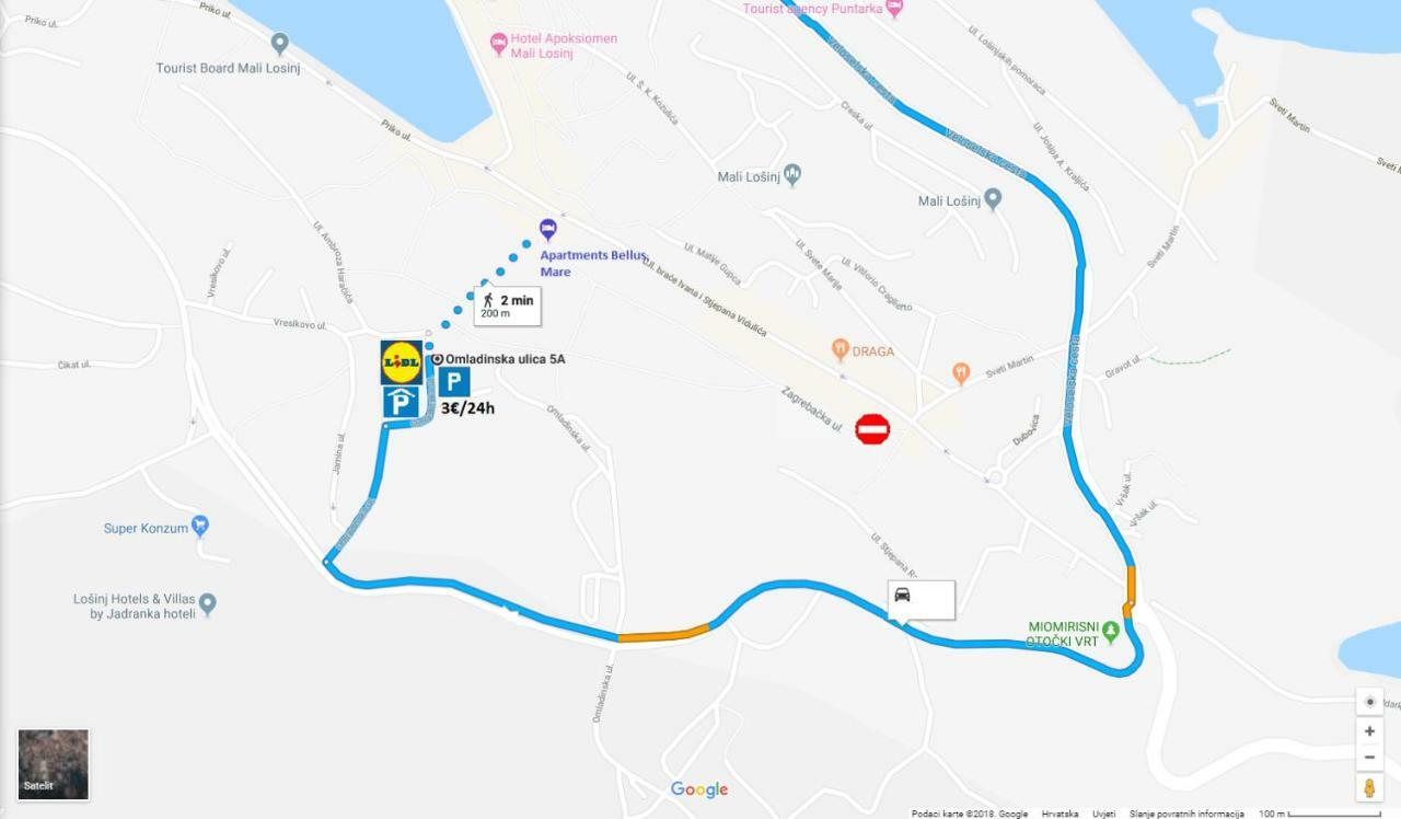 Apartments Bellus Mare Mali Lošinj Εξωτερικό φωτογραφία